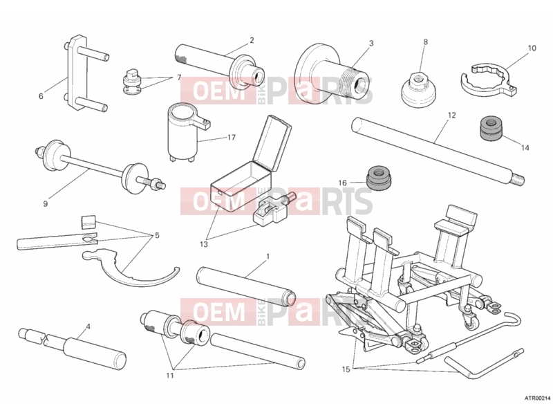 DUCATI 2011 Multistrada 1200 S Sport WORKSHOP SERVICE TOOLS, FRAME » FRAME