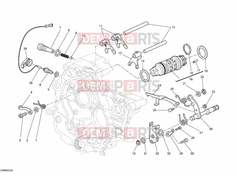 DUCATI 2011 Monster 696 SHIFT CAM - FORK » FRONT SUSPENSION