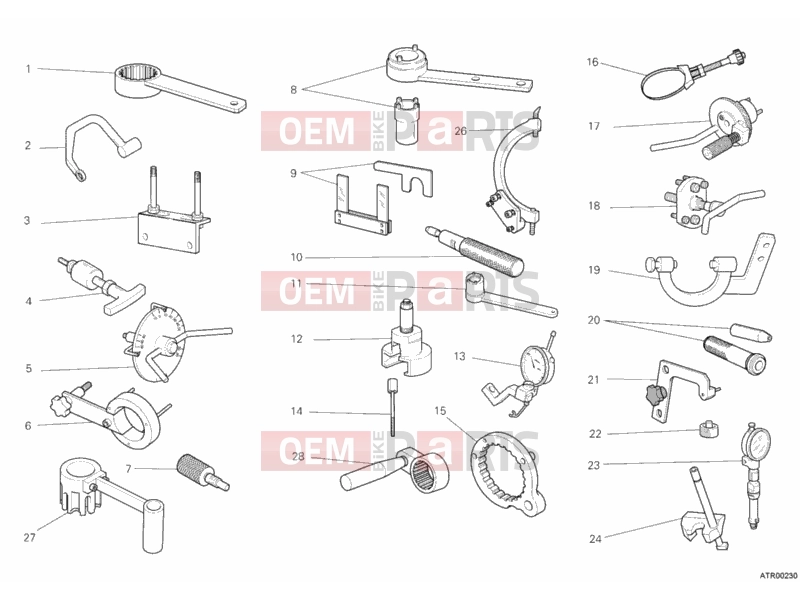 DUCATI 2011 Monster 696 ABS WORKSHOP SERVICE TOOLS, ENGINE » UNCLASSIFIED
