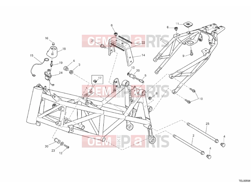 DUCATI 2011 Hypermotard 796 FRAME » FRAME