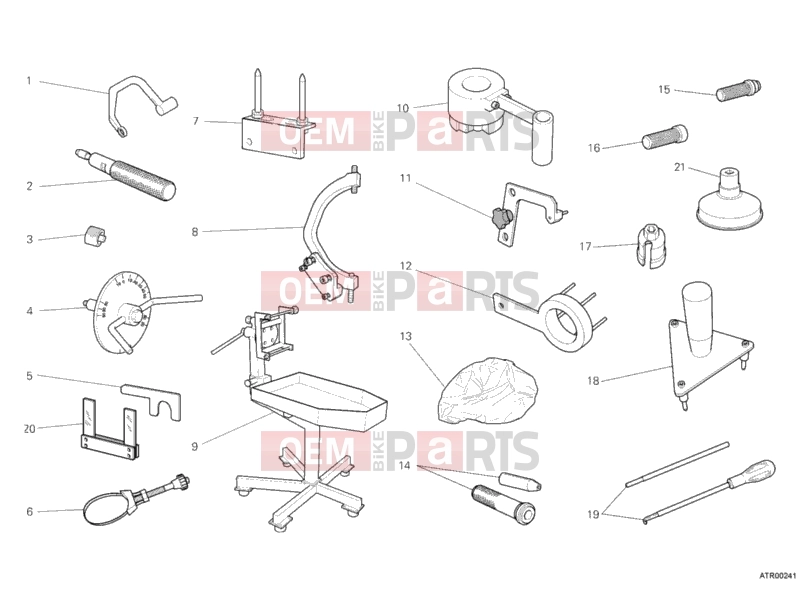 DUCATI 2011 Diavel WORKSHOP SERVICE TOOLS, ENGINE I » UNCLASSIFIED