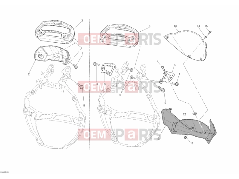 DUCATI 2010 Monster 1100 ABS METER » HANDLE BAR
