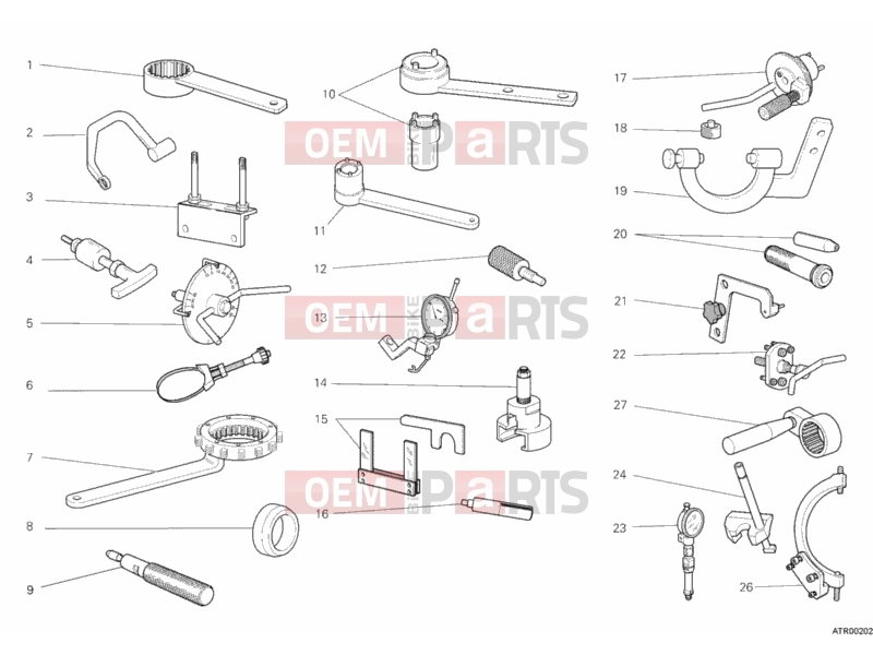 DUCATI 2010 Monster 1100 ABS WORKSHOP SERVICE TOOLS, ENGINE » UNCLASSIFIED