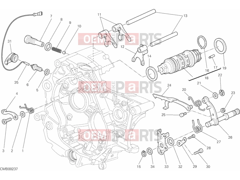DUCATI 2010 Multistrada 1100 S SHIFT CAM - FORK » FRONT SUSPENSION
