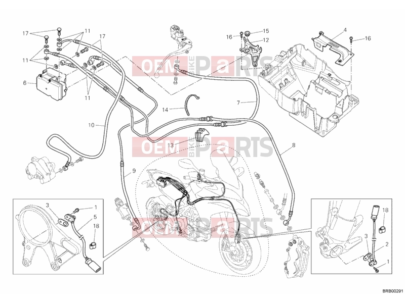 DUCATI 2010 Multistrada 1200 ABS BRAKING SYSTEM ABS » BRAKING SYSTEM