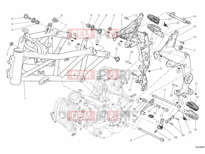 DUCATI 2010 Multistrada 1200 S Touring FRAME » FRAME