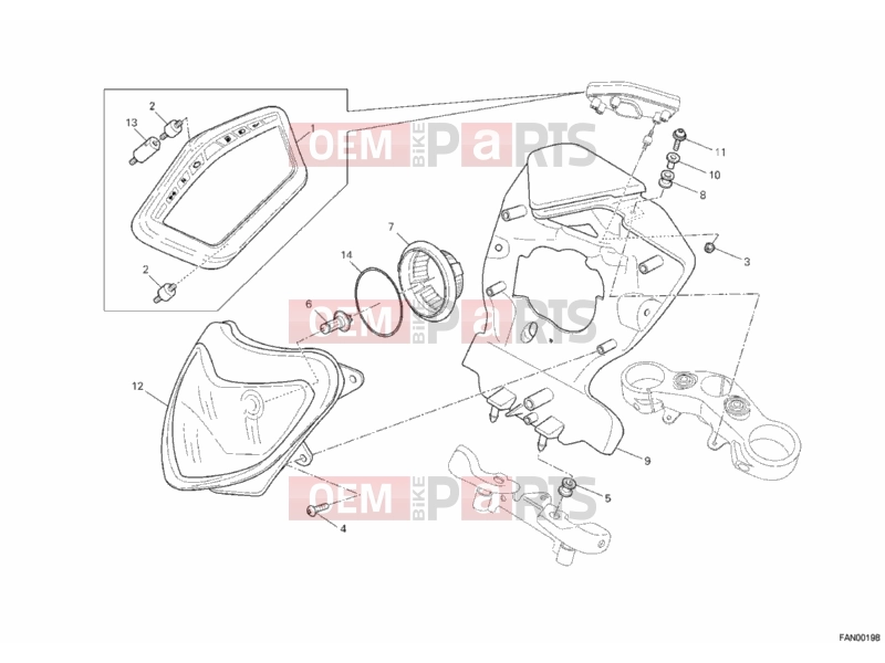 DUCATI 2010 Hypermotard 796 HEADLIGHT » LIGHTING SYSTEM