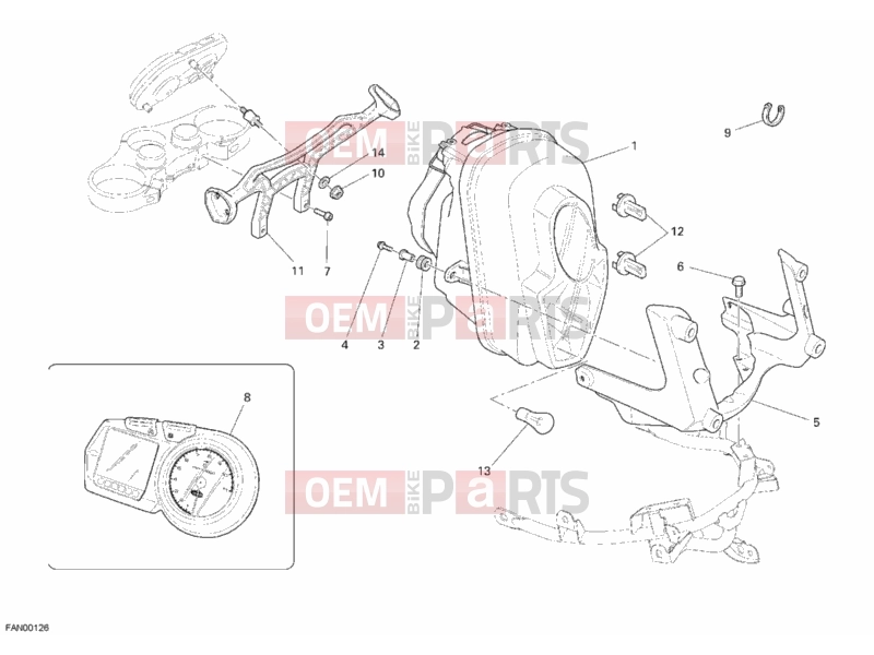 DUCATI 2009 Multistrada 1100 HEADLIGHT » LIGHTING SYSTEM