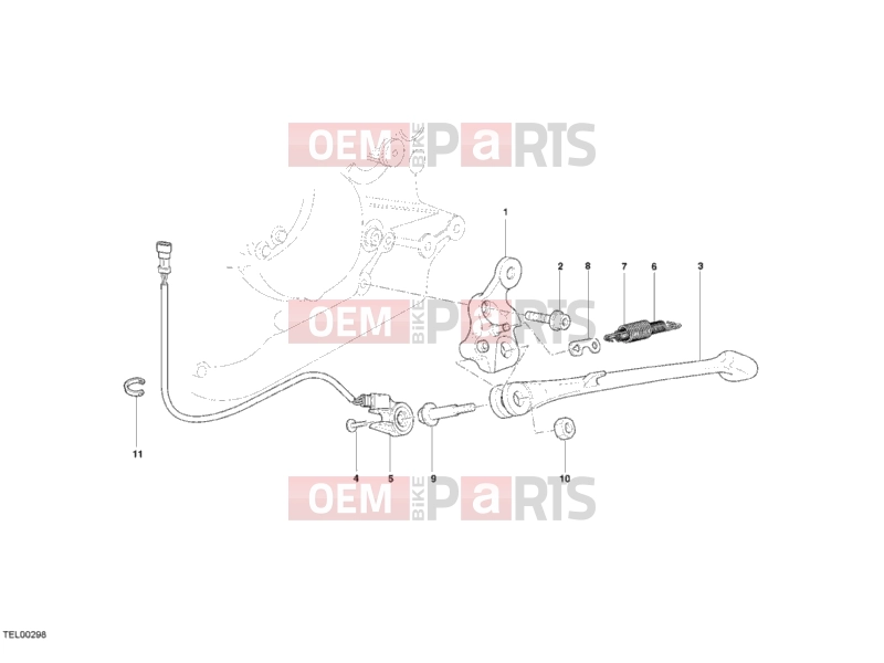DUCATI 2009 Multistrada 1100 SIDE STAND » ACCESSORIES