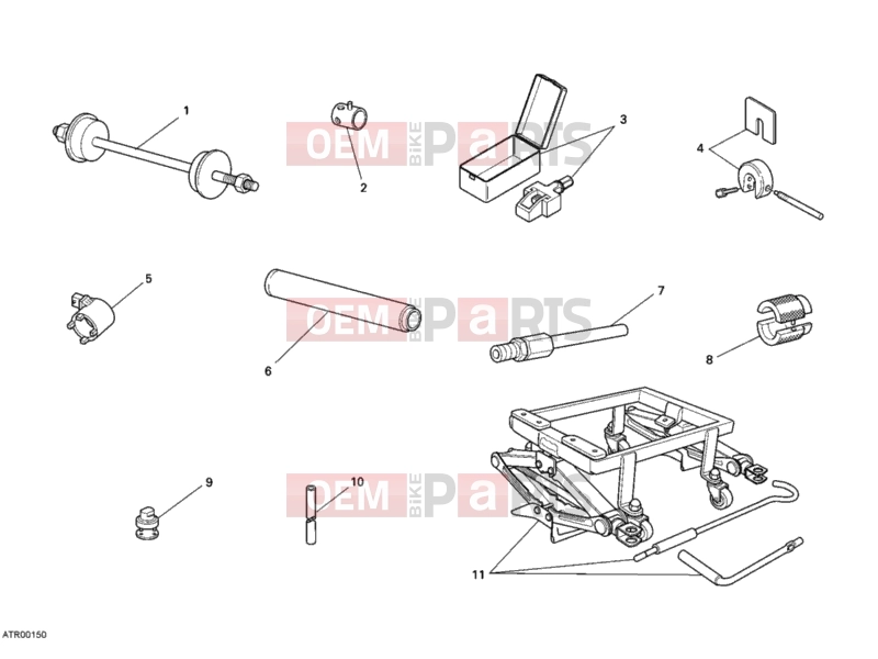 DUCATI 2009 Monster 696 WORKSHOP SERVICE TOOLS, FRAME » FRAME