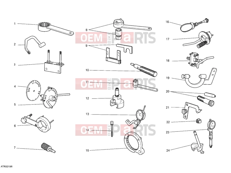 DUCATI 2009 Monster 696 WORKSHOP SERVICE TOOLS, ENGINE » UNCLASSIFIED