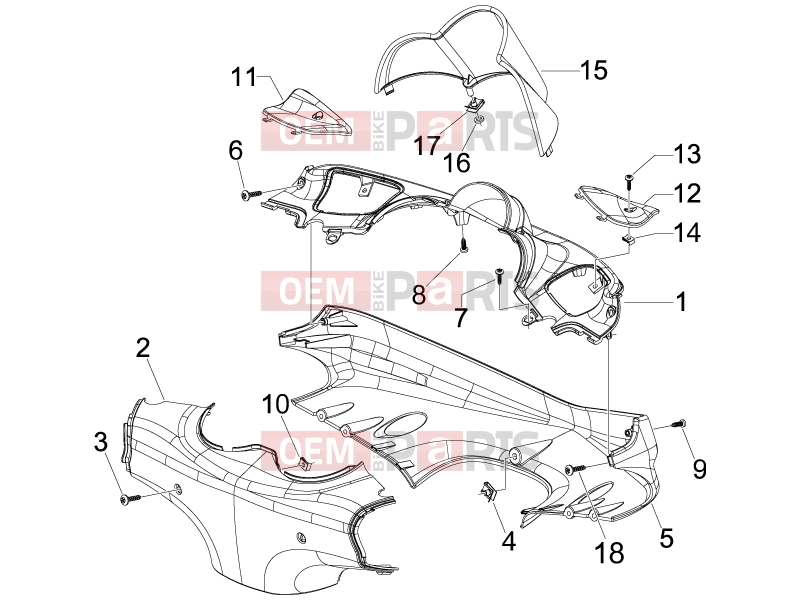 PIAGGIO Beverly 125 Handlebars/Steering » Handlebars coverages