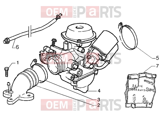 PIAGGIO Engine » Carburettor