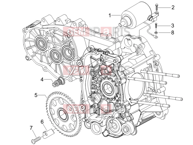 PIAGGIO Beverly 250 Engine » Stater - Electric starter