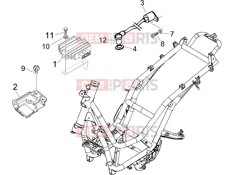 PIAGGIO Beverly 250 Electrical system » Voltage Regulators - Electronic Control Units (ecu) - H.T. Coil