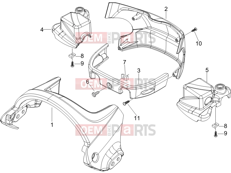 PIAGGIO Beverly 250 Cruiser Handlebars/Steering » Handlebars coverages