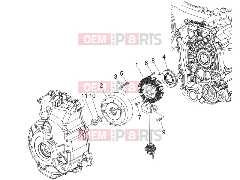 PIAGGIO Beverly 250 Engine » Flywheel magneto