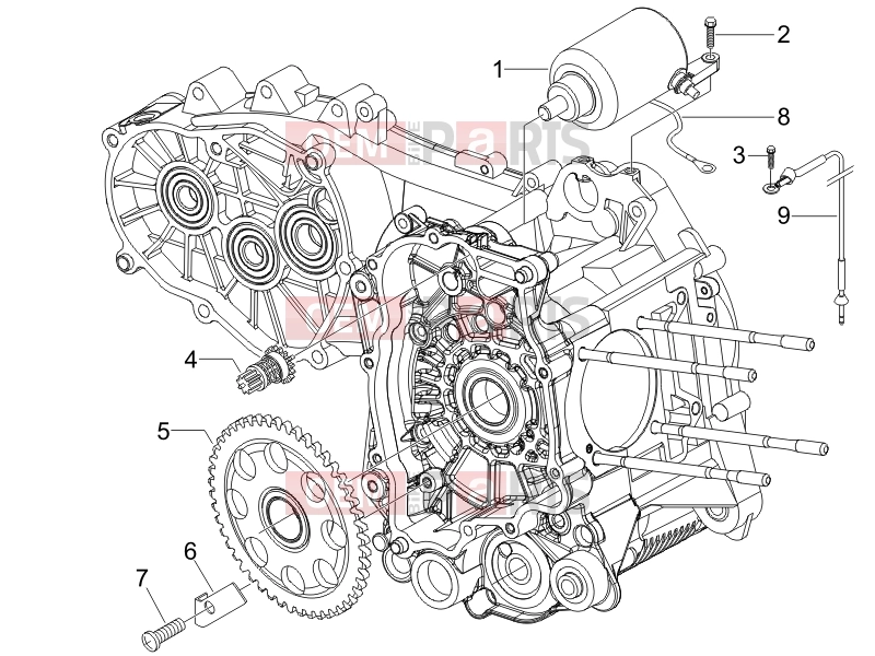PIAGGIO Beverly 250 Engine » Stater - Electric starter