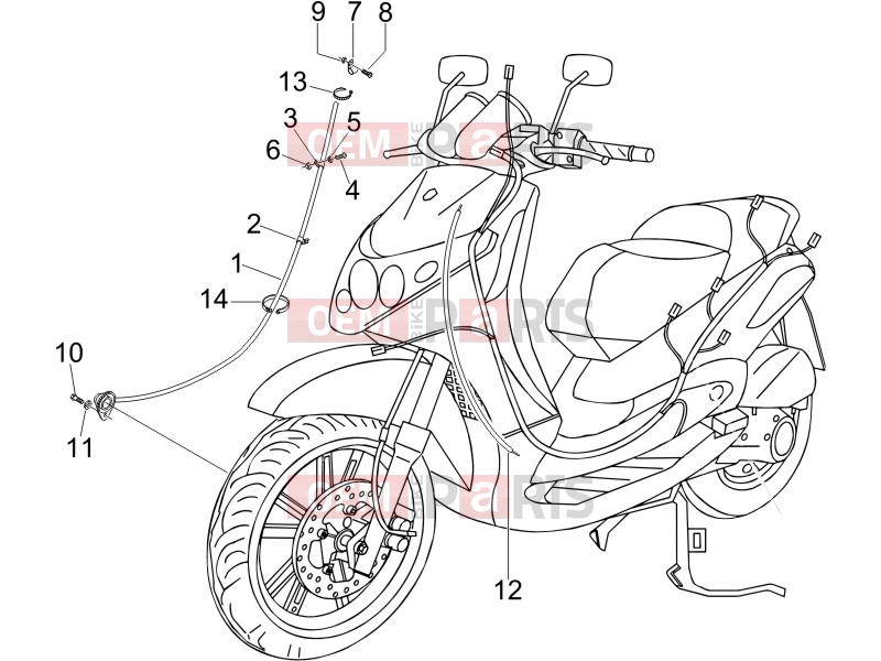 PIAGGIO Beverly 250 Braking system - Transmissions » Transmissions