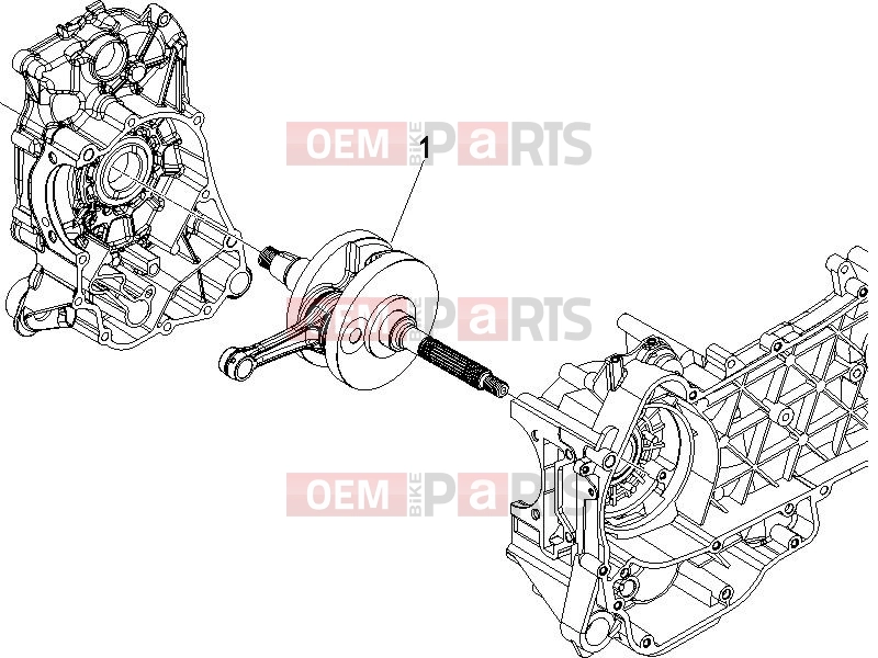 PIAGGIO Beverly 250 Tourer Engine » Crankshaft