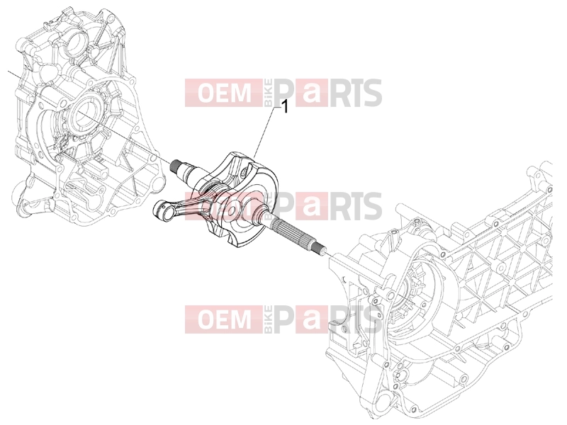 PIAGGIO Beverly 300 ie ABS Engine » Crankshaft