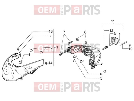 PIAGGIO Electrical system » Lights
