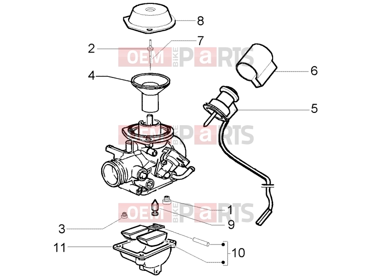 PIAGGIO Engine » Carburettor