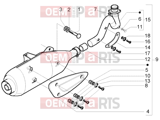 PIAGGIO Engine » Silencer