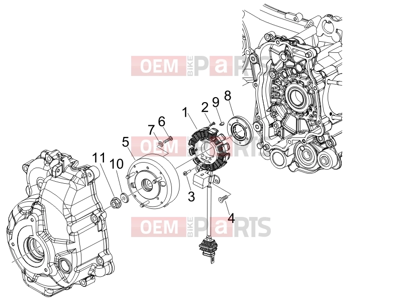 PIAGGIO BV 250 (U.S.A.) Engine » Flywheel magneto