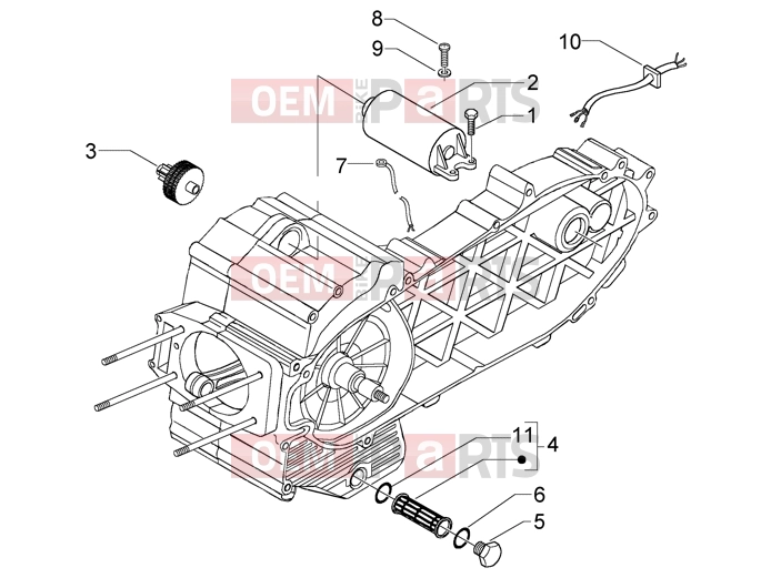 PIAGGIO Engine » Electric starter