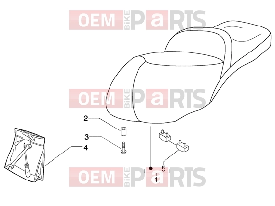 PIAGGIO Chassis » Saddle