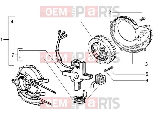 PIAGGIO Engine » Flywheel magneto