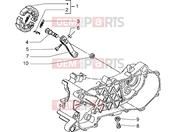 PIAGGIO Engine » Brake lever