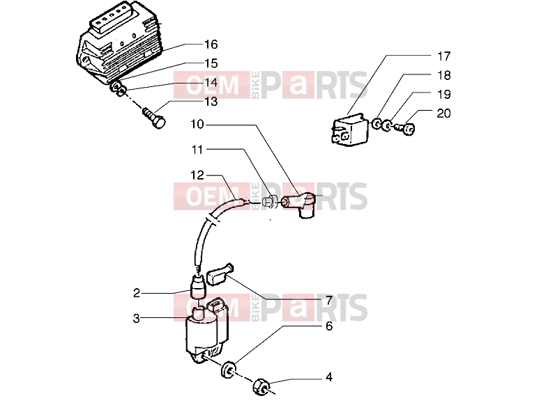 PIAGGIO Electrical system » Electrical devices