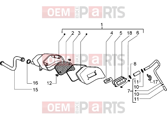 PIAGGIO Engine » Secondary air box