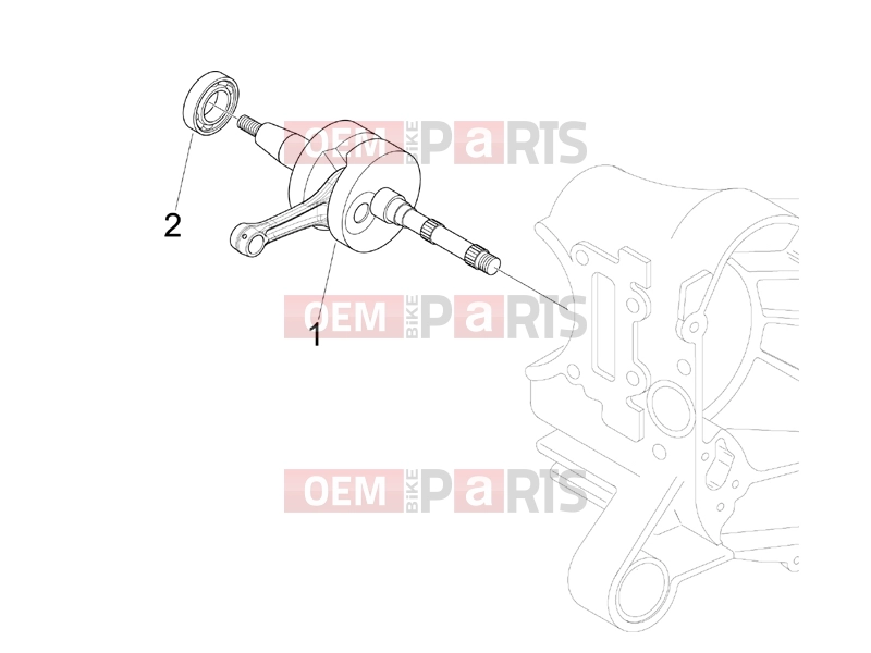 PIAGGIO Fly 100 Engine » Crankshaft