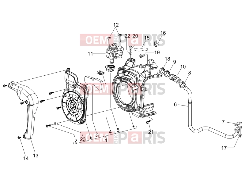 PIAGGIO Fly 125  Engine » Secondary air box