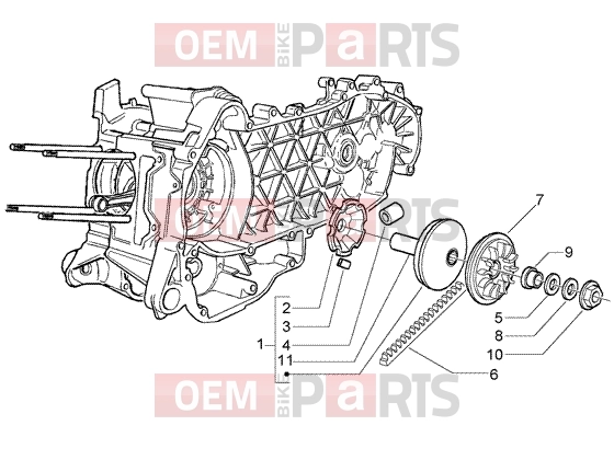 PIAGGIO Engine » Driving pulley