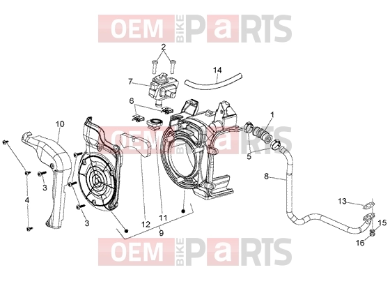 PIAGGIO Engine » Secondary air box