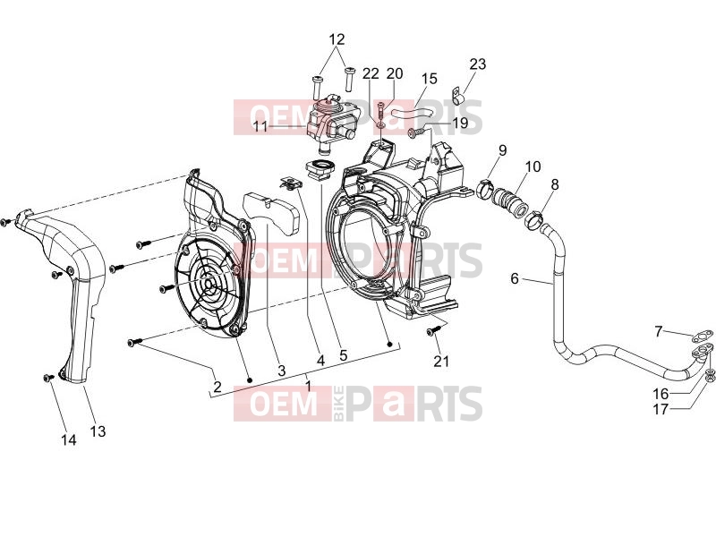 PIAGGIO Fly 150 Engine » Secondary air box