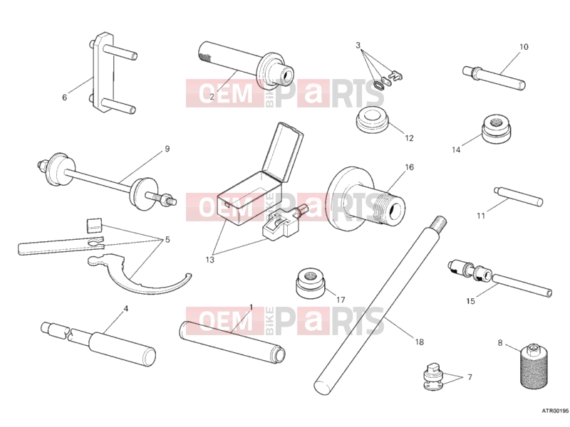 DUCATI 2008 Superbike 1098 S WORKSHOP SERVICE TOOLS, FRAME » FRAME
