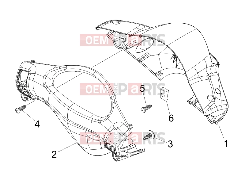 PIAGGIO Fly 50 4T Handlebars/Steering » Handlebars coverages