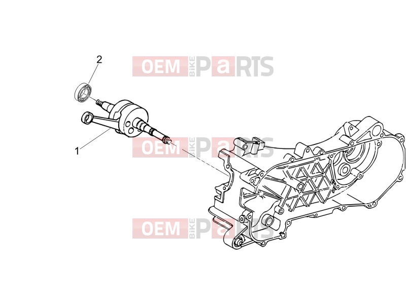 PIAGGIO Fly 50 4T Engine » Crankshaft