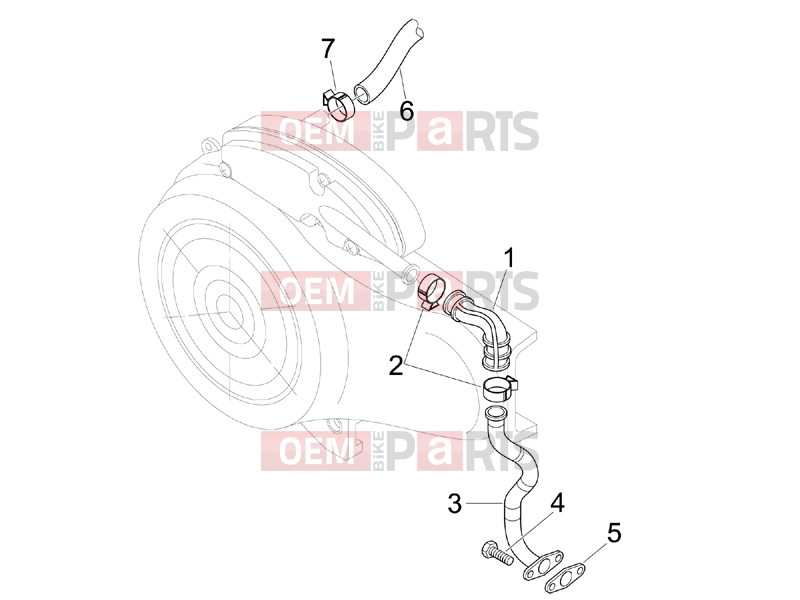 PIAGGIO Fly 50 4T Engine » Secondary air box