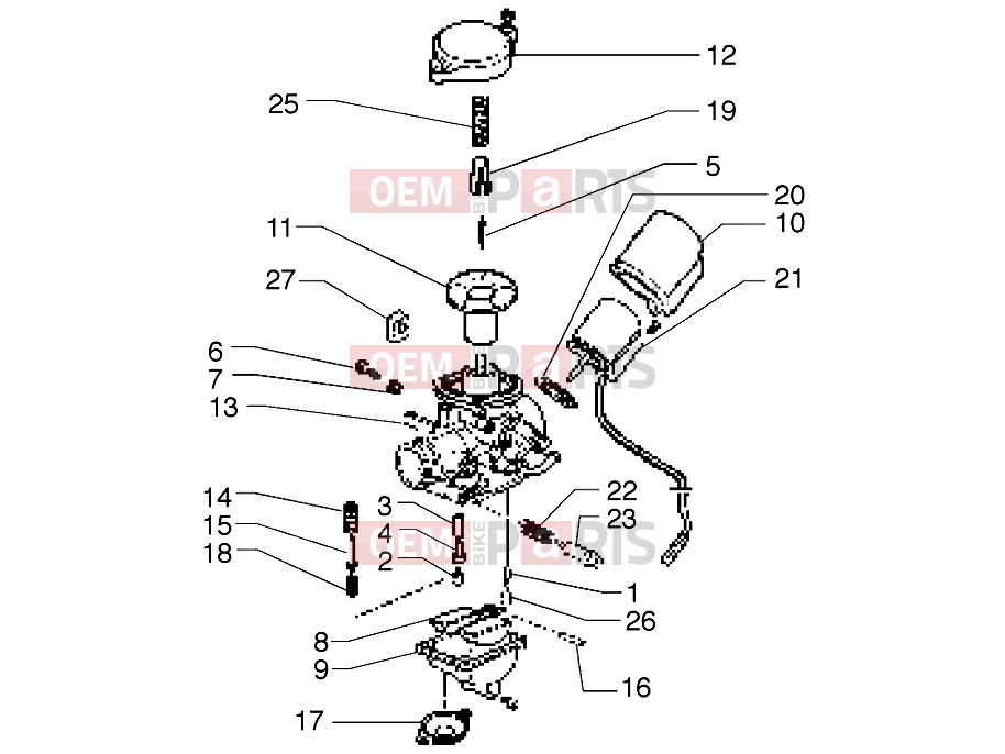 PIAGGIO Engine » Carburettor