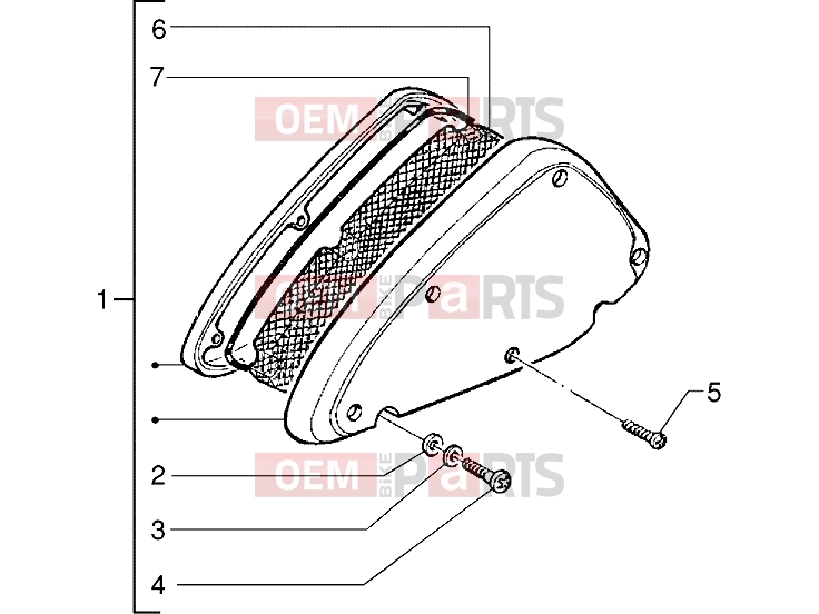 PIAGGIO Engine » Air cleaner