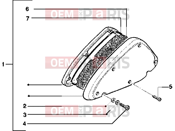 PIAGGIO Engine » Air cleaner
