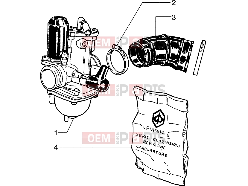 PIAGGIO Engine » Carburettor
