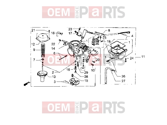 PIAGGIO Engine » Carburettor