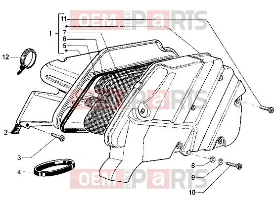 PIAGGIO Engine » Air cleaner